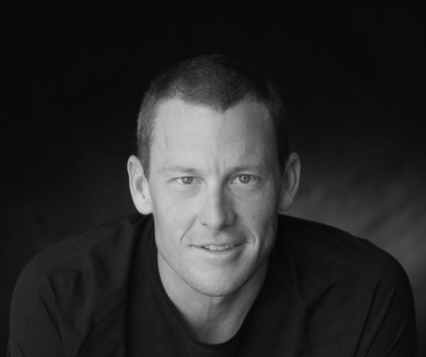 Lance Armstrong Headshot (BlackWhite)